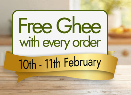 KAPIVA: Free Ghee with every order on 10th & 11th Feb 26