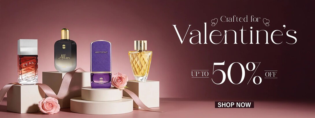 Ajmal Crafted For Valentine's - Upto 50% Off + Extra 10% Off Discount