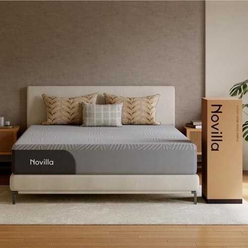 Novilla SpineTek 7-Zone Ortho Mattress (King, 78 x 72 x 6) - Gel Memory Foam 