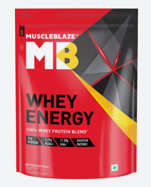 MuscleBlaze Whey Energy with Digezyme (Mango Cream • 2 kg)