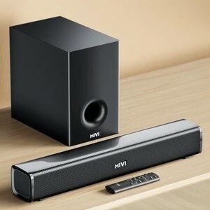 Buy Mivi Fort H120 Soundbar, 120 Watts, 2.1 Channel, Multi-Input and EQ Modes, BT v5.1 120 W Bluetooth Soundbar Online from Flipkart.com
