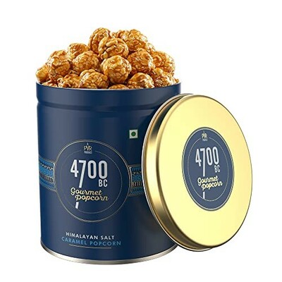 4700BC Himalayan Salt Caramel Popcorn, Tin, 125g