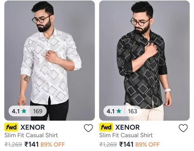 Men's Branded Shirt ₹141