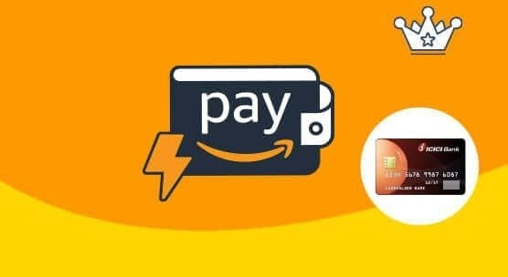 Amazon Add money (icici CC) : GET UP TO ₹50 BACK Min order: ₹500