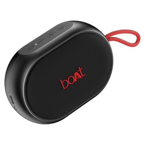 Boat (2025) Stone 110 Bluetooth Speaker with 3W Signature Sound (Raging Black)
