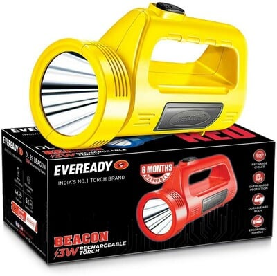 EVEREADY Beacon DL 29 3W LED Torch (Multicolor, 16.3 CM, Rechargeable)