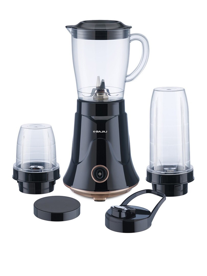 Bajaj NX 01 Black Plastic Multi Function Blending 3 Jars Wet And Dry Grinder With Juicer
