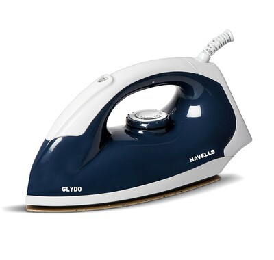 Havells Glydo Blue Plastic Temperature Control Dry Iron 1000W 