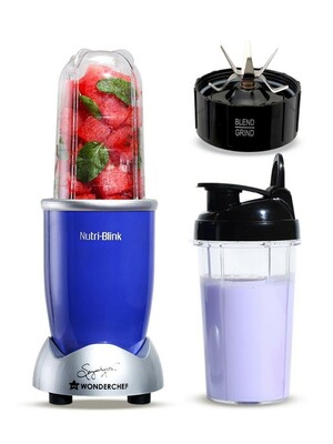 Wonderchef Blue Plastic Nutri Blend Blink Juicer Mixer Grinder 
