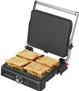 Inalsa Grill Master Elite|Sandwich Maker|2200W|Large Cooking Surface|Griddle Function Grill 