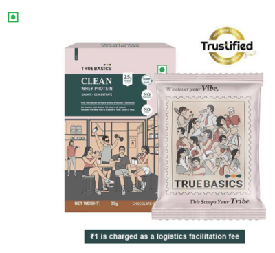 Truebasics Clean Protein sample at ₹1