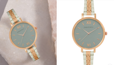 JOKER & WITCH Women Grey & Gold-Toned Analogue Watch