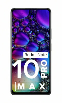 Redmi Note 10 Pro Max (Dark Night, 8GB RAM, 128GB Storage) -108MP Quad Camera | 120Hz Super Amoled Display