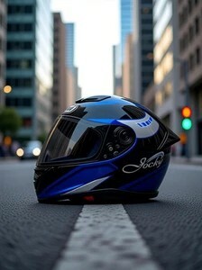 Motofly blue kimi isi Motorbike Helmet