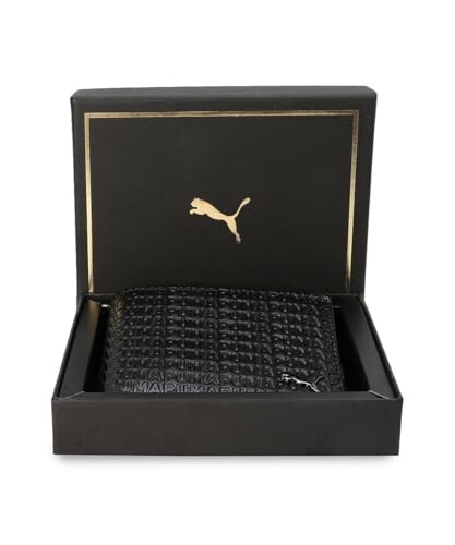 Puma |Classic Durable Leather Wallet | Black | OSFA