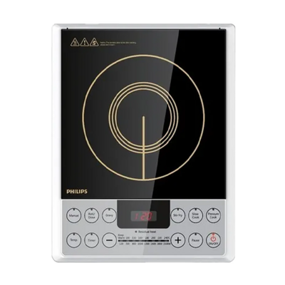 PHILIPS Daily Collection 2100W Induction Cooktop with 8 Power Settings