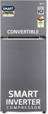 LG Smart Choice 322L 3 Star Frost-Free Smart Inverter Double Door Fridge