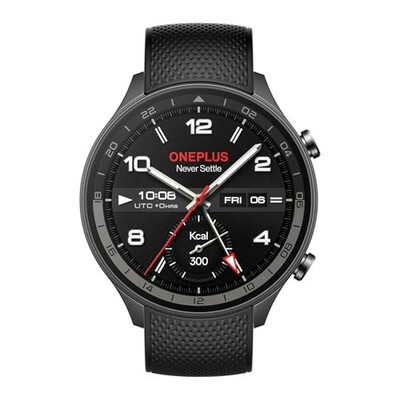 OnePlus Watch 2R with Wear OS 4 by Google,Snapdragon W5 Chipset,5 ATM,IP68 & BT Calling [Gunmetal Gray]