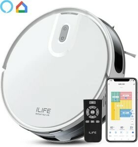 ILIFE V20 Robotic Vacuum Cleaner, Robotic Floor Cleaner with 2 in 1 Mopping and Vacuum