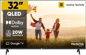 realme TechLife 80 cm (32 inch) QLED HD Ready Smart Google TV (2025)