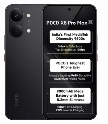 POCO X8 Pro Max | Sale 23rd March 12pm