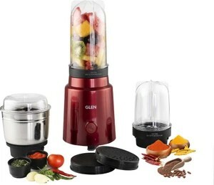Glen Active Blender 350 W Mixer Grinder (Grinder 4048 | 3 Jars)