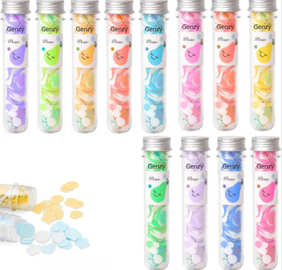 Bazaar : Portable Paper Soap Sheets Tube Pack of 12