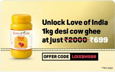 Desi Cow Ghee made by Traditional Method | 1000ml
