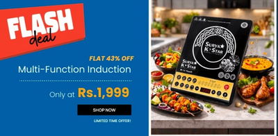 Flash Deal - Surya K-Starr 2000W Multi-Function Induction Cooktop