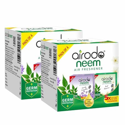AIRODO Neem Bathroom Air Freshener Assorted Blocks