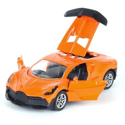 Metal die cast 1:37 Bugatti - Orange