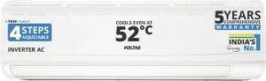 Voltas 2025 Model 1.5 Ton 5 Star Split Inverter 4-IN-1 Adjustable Mode AC (White)