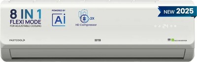 IFB 2025 Model 1.5 Ton 5 Star Split Inverter Silver Plus Series AC (White)