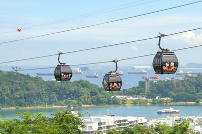 Best price- Singapore Cable Car Ticket (Round Trip) at ₹1703