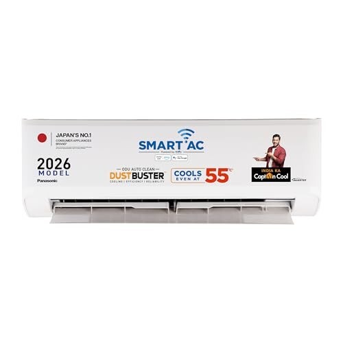 Panasonic 1.5 Ton 3 Star Premium WiFi Inverter Smart Split AC (White)