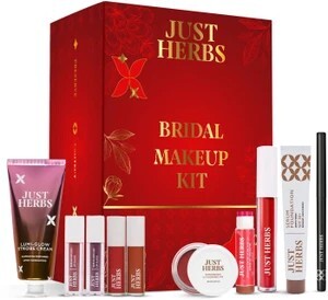 Just Herbs Bridal Makeup Kit Perfect Gifting Combo Set for Women Bridal Party