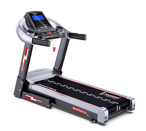Cockatoo SmartRun 4.0 4HP Peak DC Motorized Treadmill for Home,Black
