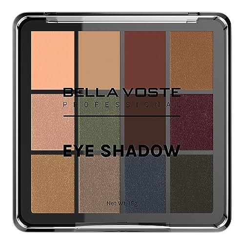 Bella Voste Professional Eyeshadow - 12 in 1 Mesmerizing Colors Palette