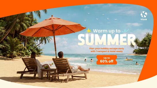 Klook Warm Up To Sale - 60% Off