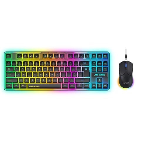 Ant Esports KM730 Pro Gaming Wireless TKL Keyboard Mouse Combo 