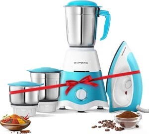 Longway Super Dlx 700 W Juicer Mixer Grinder (Super | 3 Jars | Wh...more