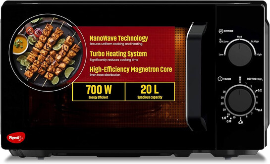 Pigeon Nano Wave 20L Solo Microwave Oven