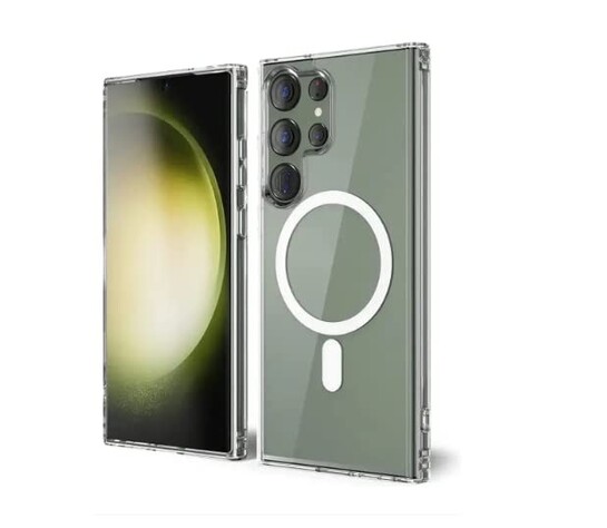 Solimo Basic Case for Samsung Galaxy S23 Ultra (Thermoplastic Polyurethane_Clear)