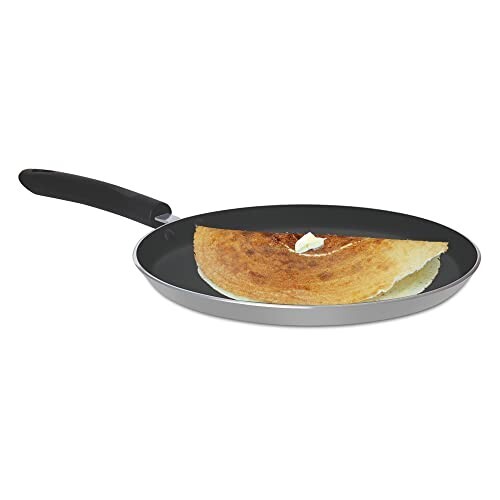 Milton Procook Black Pearl Omni Dosa Tawa with 3 Layers Non-Stick Coating 24 cm
