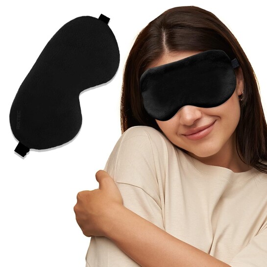 Eye Mask for Sleeping with Adjustable Strap Super Soft Sleeping Mask Blind Fold for Comfortable Sleep Travelling Sleep Mask Pad for men and women R