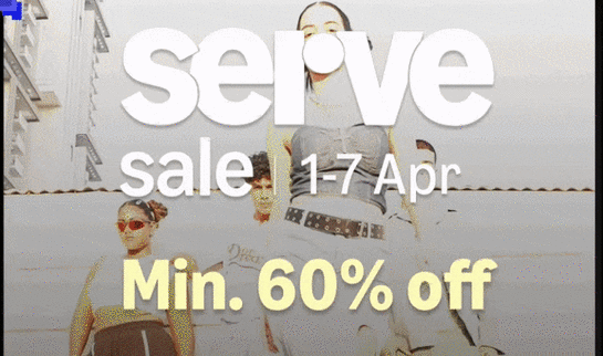 Amazon Serve Sale Min 60% Off on Fashion n More