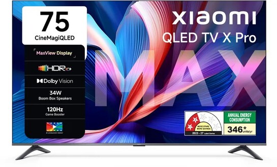XIAOMI X Pro Series 189.3 cm (75 inch) QLED Ultra HD (4K) Smart G...more