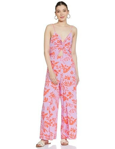 Ketch Women Regular Fit Printed Sleeveless Jump Suit
