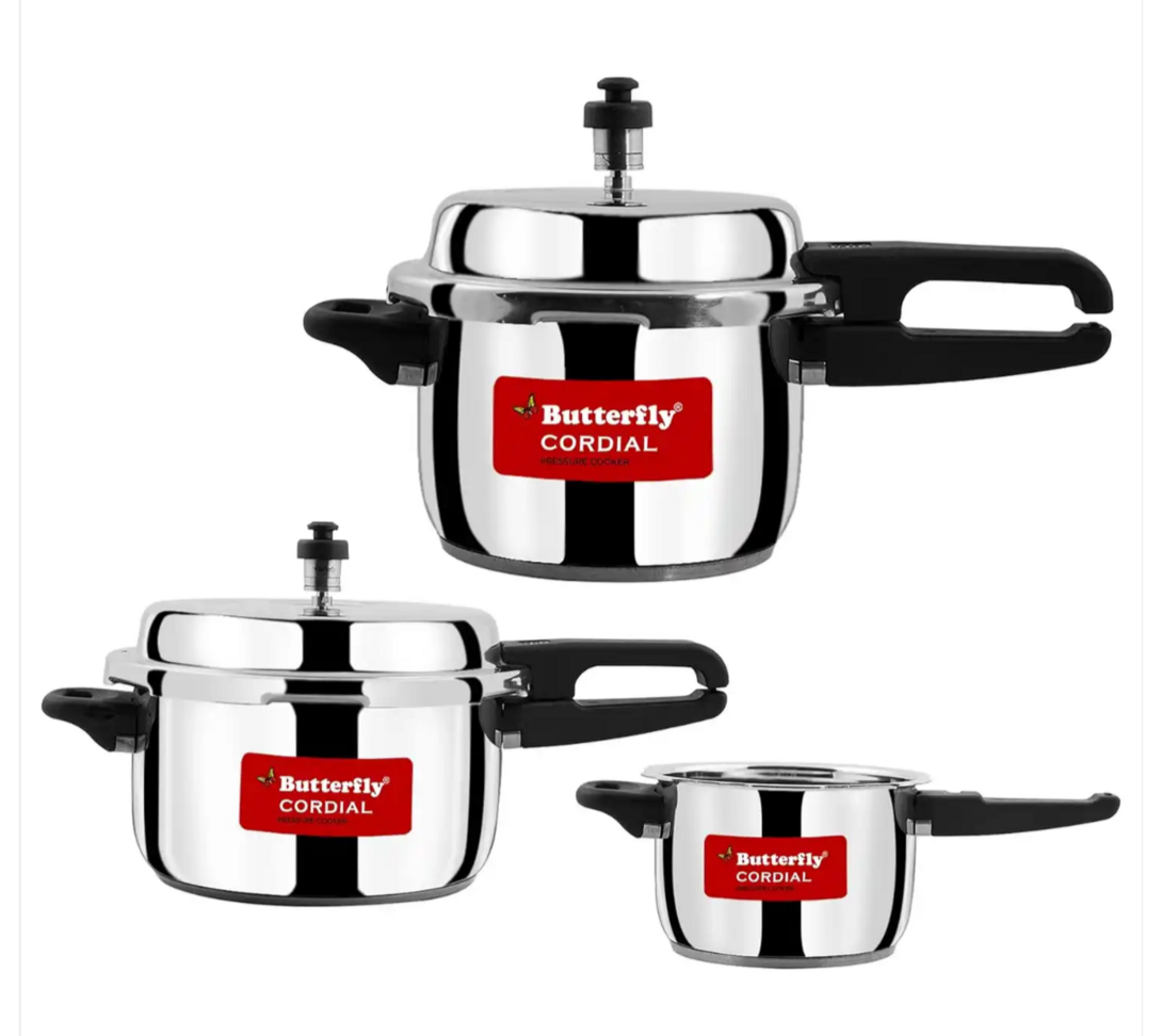 Zepto - Butterfly Cordial 2L, 3L & 5L Stainless Steel Outer Cooker (location specific)