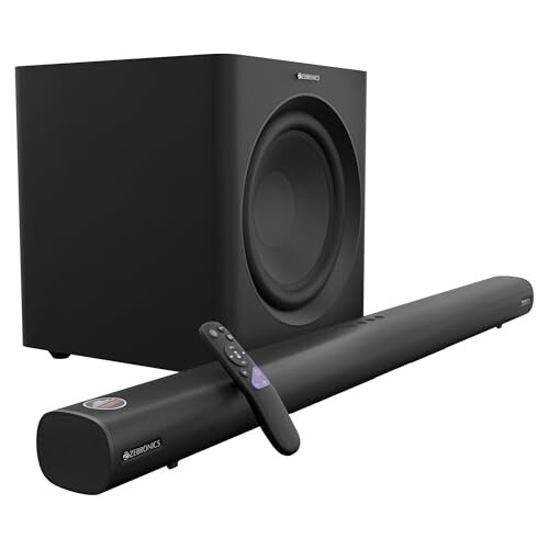 Zebronics 900 Watts Soundbar, 7.1.2 CH, Dolby Atmos, 12" Wireless Subwoofer, Home Theatre, Bluetooth v5.3, TV eARC, Optical, AcoustiMax Audio Technology, Premium Finish (Juke Bar 9920)